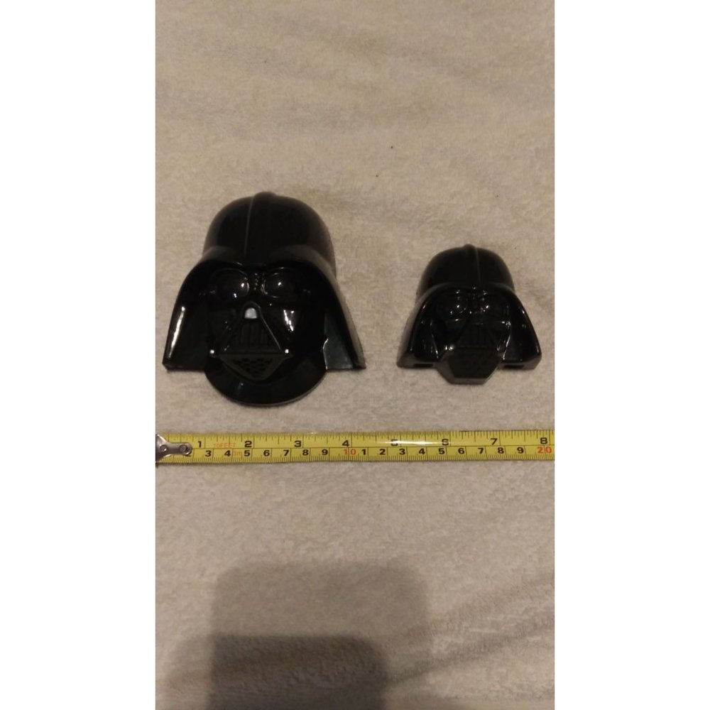 2 star Wars Darth Vader Talking Head Clip-On toy Lucas Films LTD. 2016 Working